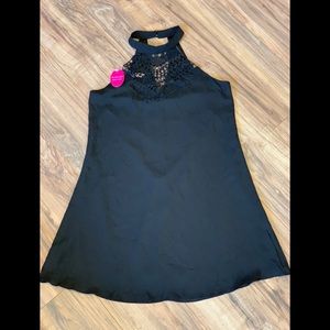 Sweetnight Halter Neck Chiffon TShirt Dress